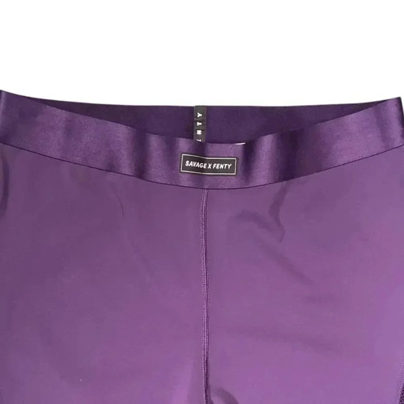 Savage X Fenty Flow High-Waist Trimmed Legging Purple Size 2X Full Length NWOT - Picture 7 of 16